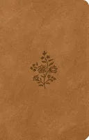 ESV Premium Gift Bible (Trutone, Nubuck Caramel, Wildflower Design) - stevensbooks
