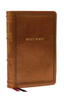 KJV Large Print Reference Bible, Brown Leathersoft, Red Letter, Comfort Print (Sovereign Collection): Holy Bible, King James Version - stevensbooks