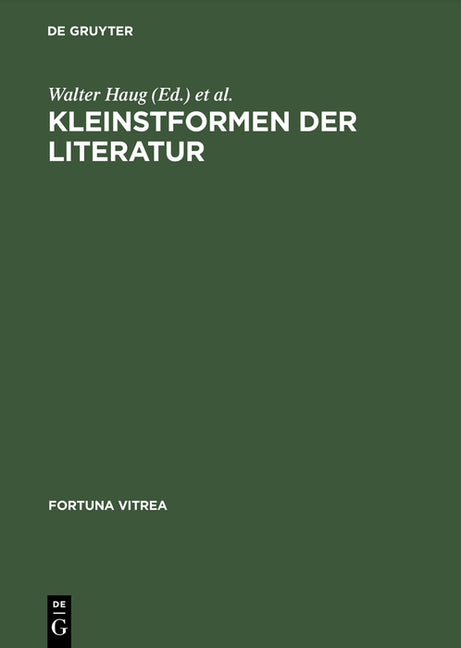 Kleinstformen der Literatur (Reprint 2015) - Ingram