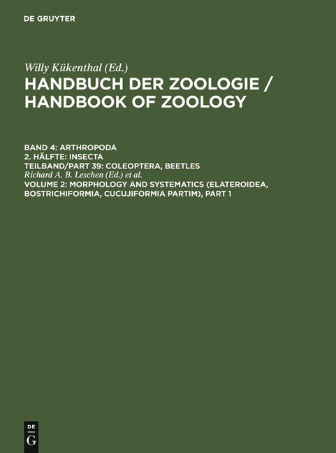 Morphology and Systematics (Elateroidea, Bostrichiformia, Cucujiformia Partim) - Ingram