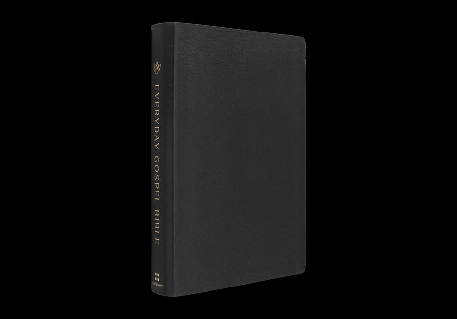 ESV Everyday Gospel Bible: Connecting Scripture to All of Life (Genuine Leather, Black) - Ingram