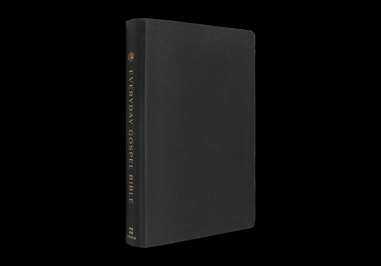 ESV Everyday Gospel Bible: Connecting Scripture to All of Life (Genuine Leather, Black) - Ingram