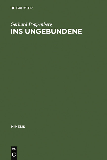 Ins Ungebundene: Über Literatur Nach Blanchot (Reprint 2010) - Ingram