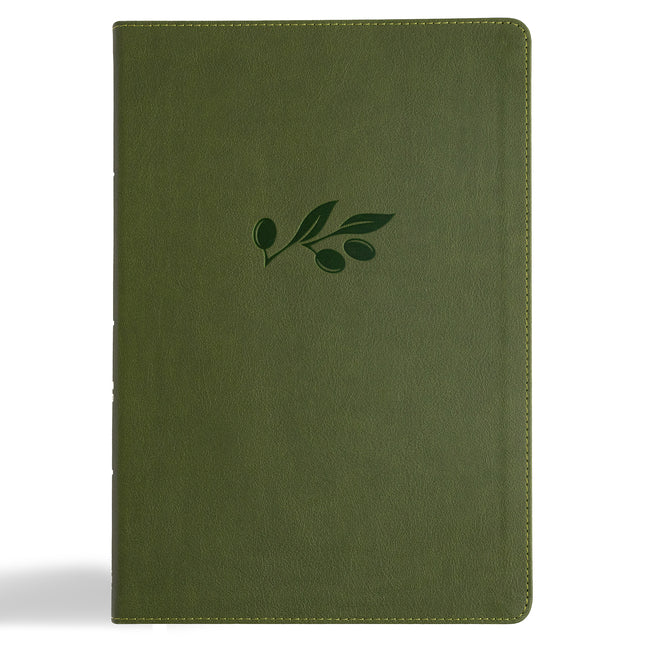 CSB Super Giant Print Reference Bible, Digital Study Edition, Olive Leathertouch (Super , Digital Study) - Ingram