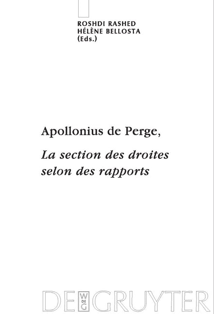 Apollonius de Perge, La section des droites selon des rapports - Ingram