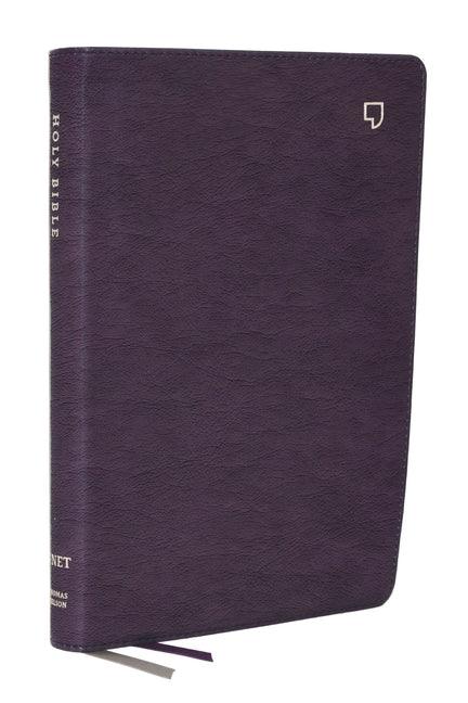 Net Bible, Large Print Thinline with Cross References, Purple Leathersoft, Comfort Print (Thumb Indexed) - Ingram