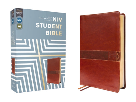 Niv, Student Bible, Leathersoft, Brown, Comfort Print - Ingram