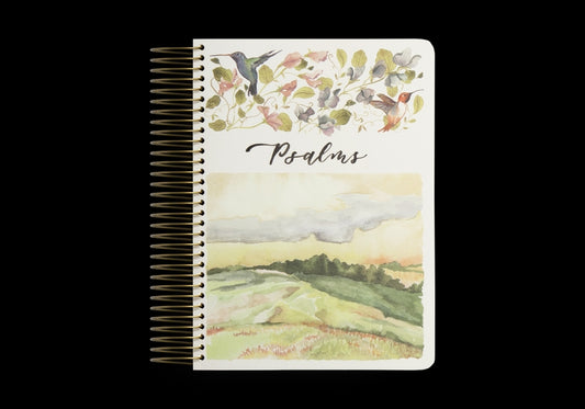 ESV Scripture Journal, Spiral-Bound Edition: Psalms (Artwork by Ruth Chou Simons) (Paperback) - Ingram