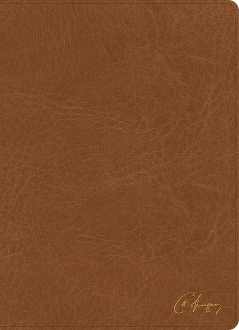 KJV Spurgeon Study Bible, Tan Leathertouch - Ingram