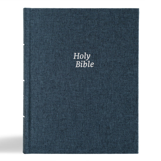 CSB Notetaking Bible, Revive Our Hearts Edition, Denim Cloth Over Board: With Prayers and Encouragement from Nancy DeMoss Wolgemuth - Ingram