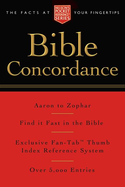 Pocket Bible Concordance: Nelson's Pocket Reference Series - Ingram