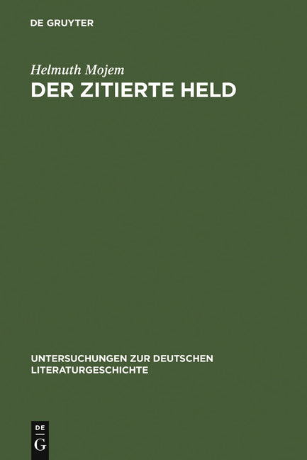 Der Zitierte Held: Studien Zur Intertextualität in Wilhelm Raabes Roman Das Odfeld (Reprint 2011) - Ingram