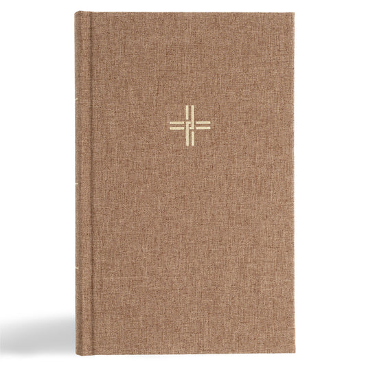CSB Single-Column Personal Size Reference Bible, Brown Cloth Over Board - Ingram