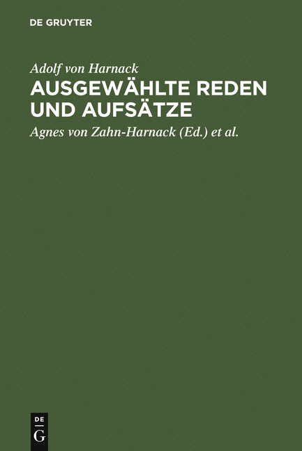 Ausgewählte Reden Und Aufsätze (Reprint 2012) - Ingram