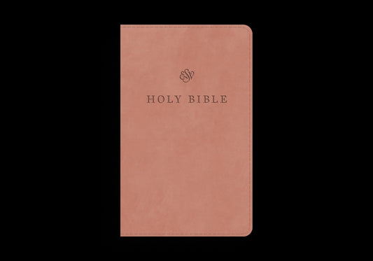 ESV Premium Church Bible, Large Print, Red Letter (Trutone, Blush Rose) - Ingram