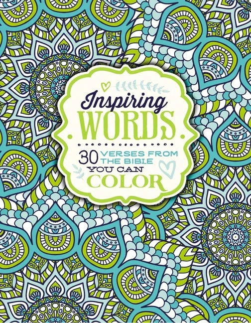 Inspiring Words Coloring Book: 30 Verses from the Bible You Can Color - stevensbooks