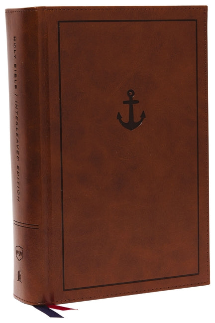 Nkjv, Interleaved Bible, Journal Edition, Leathersoft Over Board, Brown, Red Letter, Comfort Print: The Ultimate Bible Journaling Experience - Ingram