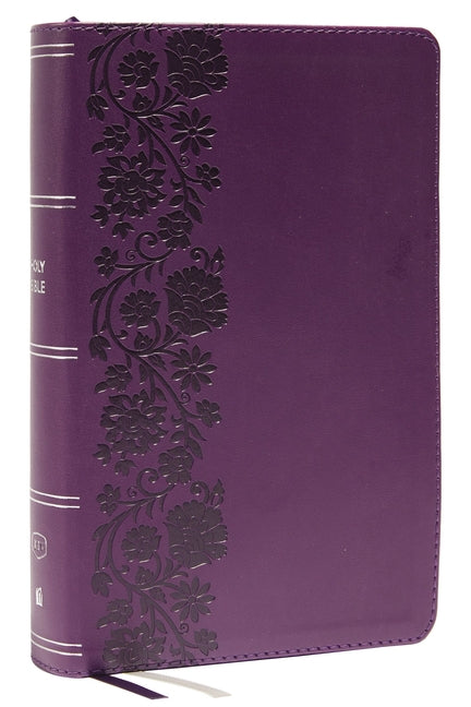 KJV Holy Bible: Large Print Single-Column with 43,000 End-Of-Verse Cross References, Purple Leathersoft, Personal Size, Red Letter, (Thumb Indexed): K - Ingram