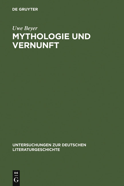 Mythologie und Vernunft (Reprint 2010) - Ingram