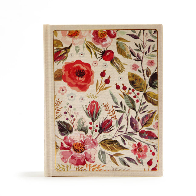 CSB Notetaking Bible, Floral Cloth-Over-Board - Ingram