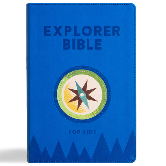 KJV Explorer Bible for Kids, Royal Blue Leathertouch: Placing God's Word in the Middle of God's World - Ingram