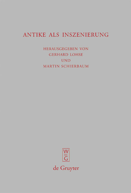 Antike als Inszenierung - Ingram
