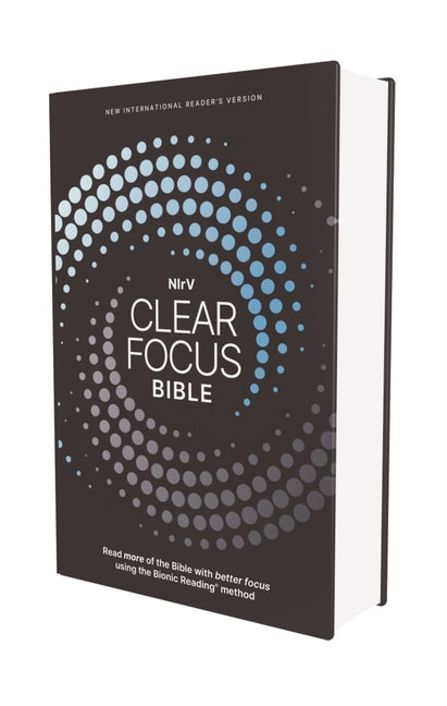 Nirv, Clear Focus Bible, Hardcover, Charcoal/Blue: Read More of the Bible with Better Focus - Ingram