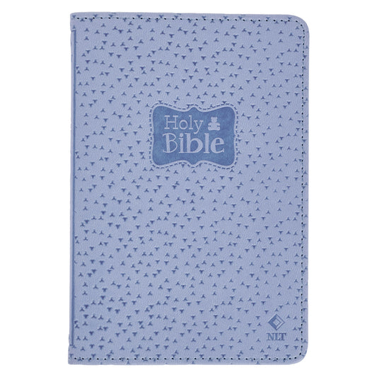 NLT New Testament with Psalms Keepsake Holy Bible for Baby Boys, New Living Translation, Blue - Ingram