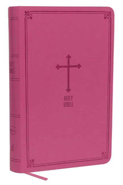 NKJV, Deluxe Gift Bible, Imitation Leather, Pink, Red Letter Edition - Ingram