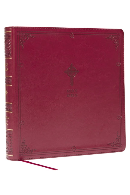 Nabre XL, Catholic Edition, Leathersoft, Burgundy, Comfort Print: Holy Bible - Ingram