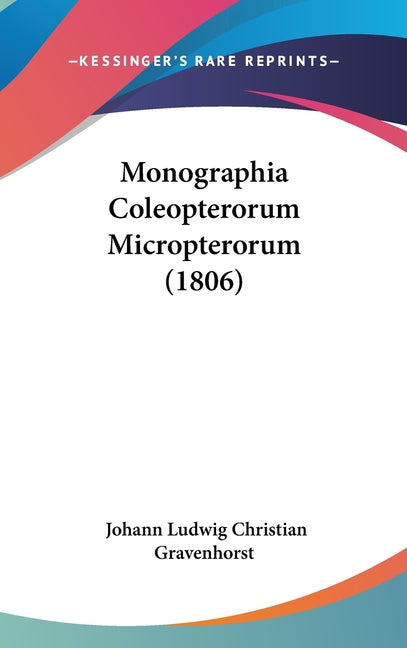 Monographia Coleopterorum Micropterorum (1806) - Ingram