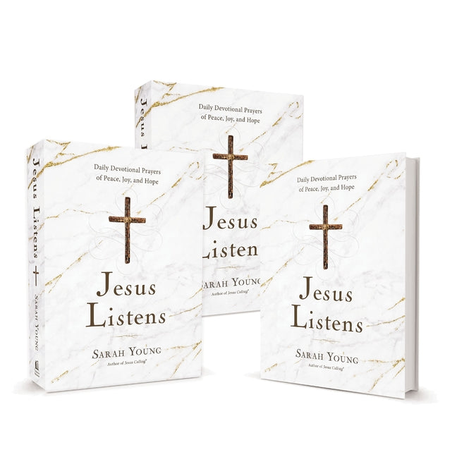 Jesus Listens, 3-Pack: Daily Devotional Prayers of Peace, Joy, and Hope (a 365-Day Prayer Book) - Ingram