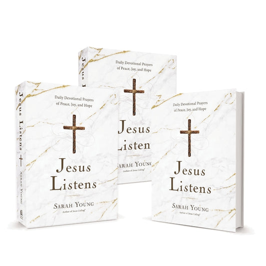 Jesus Listens, 3-Pack: Daily Devotional Prayers of Peace, Joy, and Hope (a 365-Day Prayer Book) - Ingram