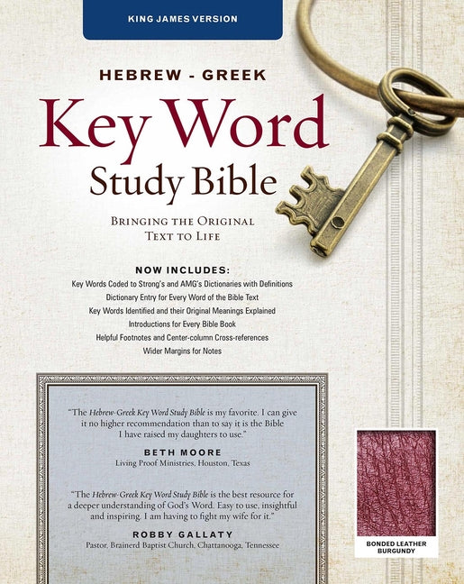 Hebrew-Greek Key Word Study Bible-KJV: Key Insights Into God's Word (New, Revised) - Ingram