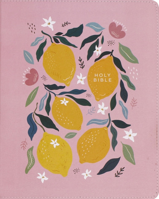 Niv, Journal the Word Bible (Perfect for Note-Taking), Double-Column, Leathersoft, Pink, Red Letter, Comfort Print: Reflect, Take Notes, or Create Art - Ingram