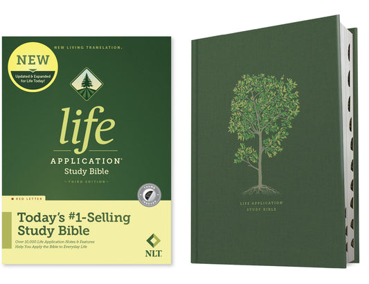 NLT Life Application Study Bible, Third Edition (Red Letter, Hardcover, Indexed) - Ingram