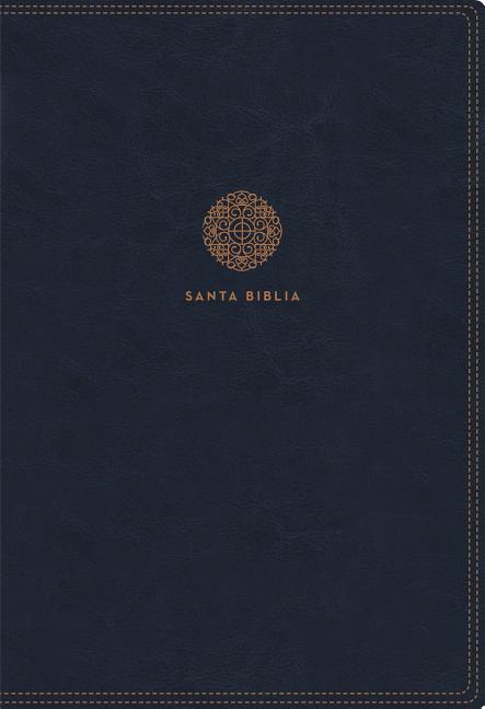 Rvr60, Santa Biblia, Letra Supergigante, Leathersoft, Azul, Con Índice Y Cierre, Comfort Print - Ingram