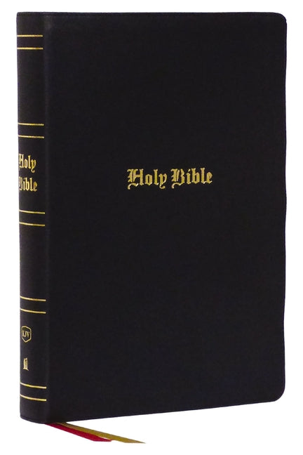 KJV Holy Bible: Super Giant Print with 43,000 Cross References, Black Genuine Leather, Red Letter, Comfort Print (Thumb Indexed): King James Version - Ingram