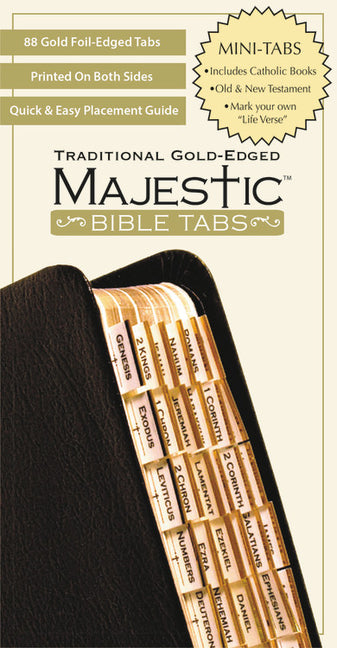 Majestic Traditional Gold Bible Tabs Mini - Ingram