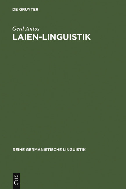 Laien-Linguistik (Reprint 2011) - Ingram