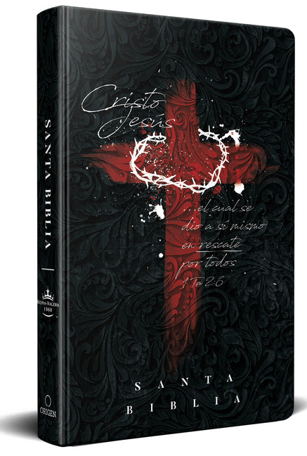 Biblia Rvr 1960 Letra Grande Tamaño Manual, Tapa Dura Cruz Con Corona / Spanish Bible Rvr 1960 Handy Size Large Print Hardcover Cross and Crown - Ingram