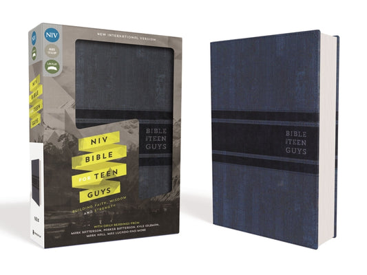 NIV, Bible for Teen Guys, Leathersoft, Blue: Building Faith, Wisdom and Strength - Ingram