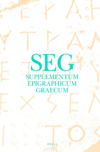 Supplementum Epigraphicum Graecum, Volume XXVIII (1978) - Ingram