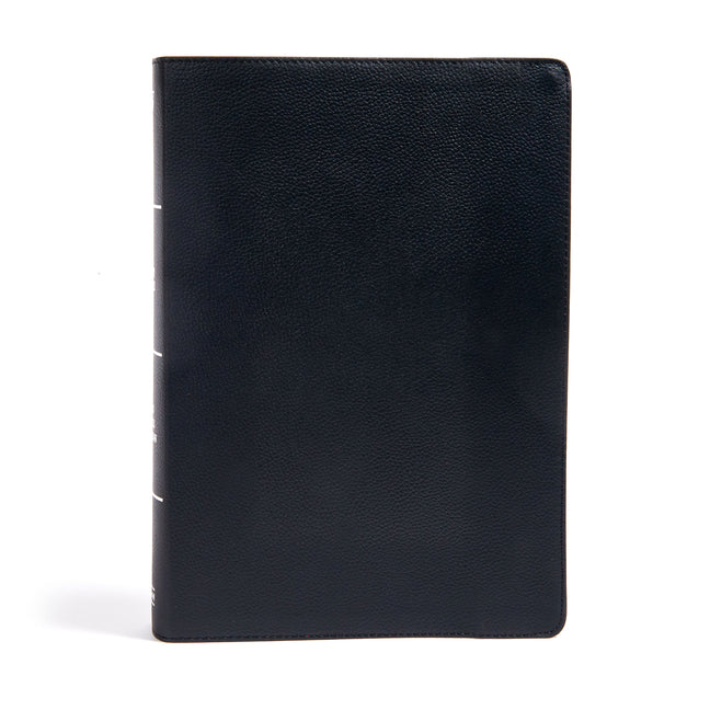 KJV Super Giant Print Reference Bible, Black Genuine Leather, Indexed - Ingram