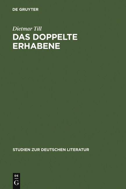 doppelte Erhabene (Reprint 2011) - Ingram