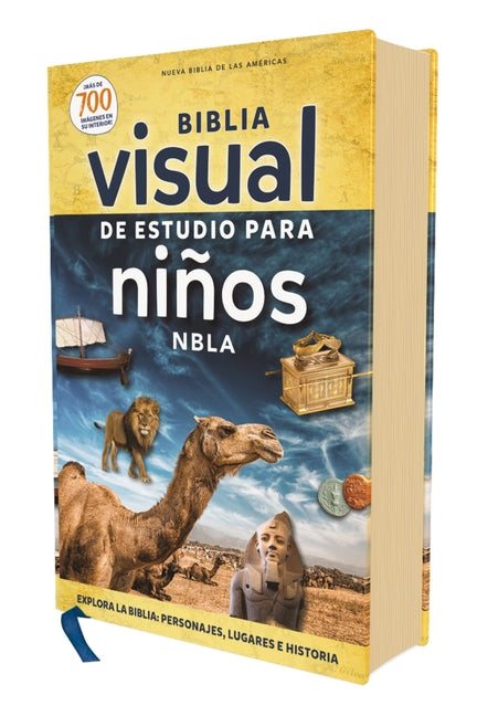 Nbla, Biblia Visual de Estudio Para Niños, Tapa Dura, Interior a Cuatro Colores, Comfort Print: Explora La Biblia: Personajes, Lugares E Historia - Ingram