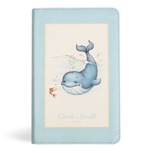 KJV Great and Small Bible, Baby Blue Leathertouch: A Keepsake Bible for Babies - Ingram