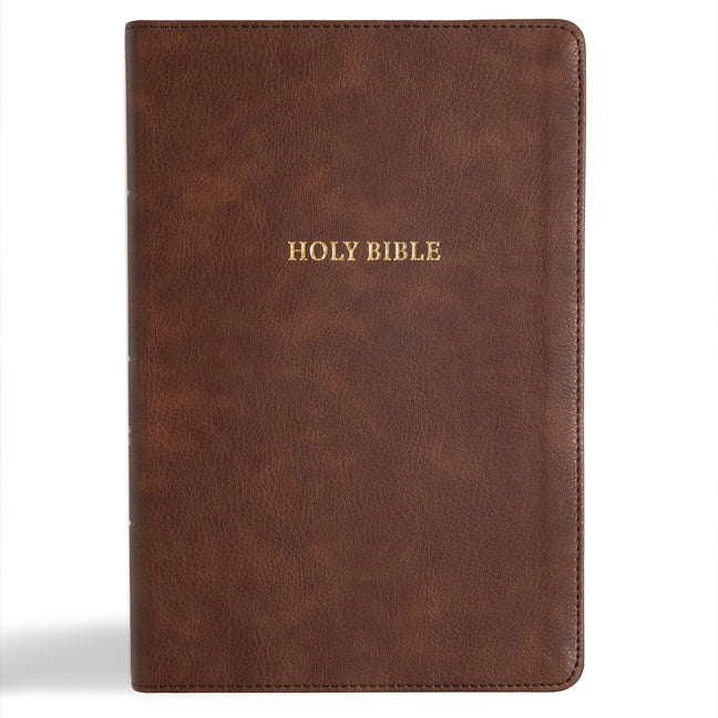 CSB Grace Bible, Brown Leathertouch (Dyslexia Friendly) - Ingram