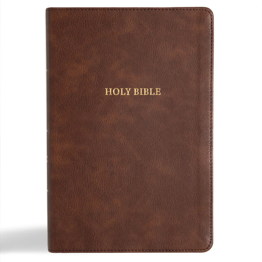 CSB Grace Bible, Brown Leathertouch (Dyslexia Friendly) - Ingram