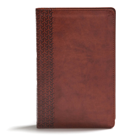 CSB Everyday Study Bible, British Tan Leathertouch - Ingram